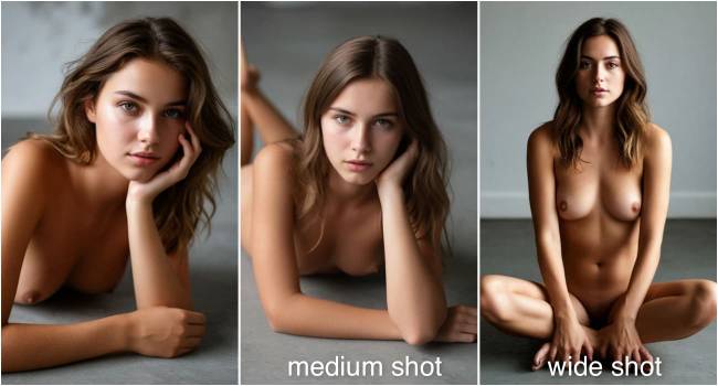  команды для промпта Шедеврум close-up, medium shot, wide shot